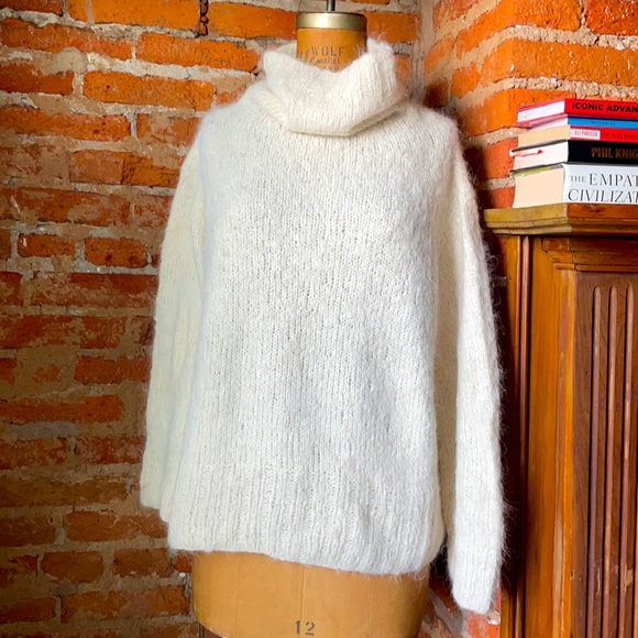 Matthildur Sweaters | Matthildur Suri Alpaca Funnel Neck Sweater | Color: Cream | Size: L | K_Onmari's Closet